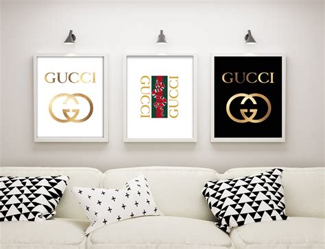 gucci canvas wall art|Gucci inspired wall art.